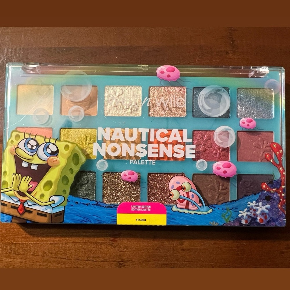 NWT RARE Wet N Wild SpongeBob Nautical Nonsense Eyeshadow Pallette